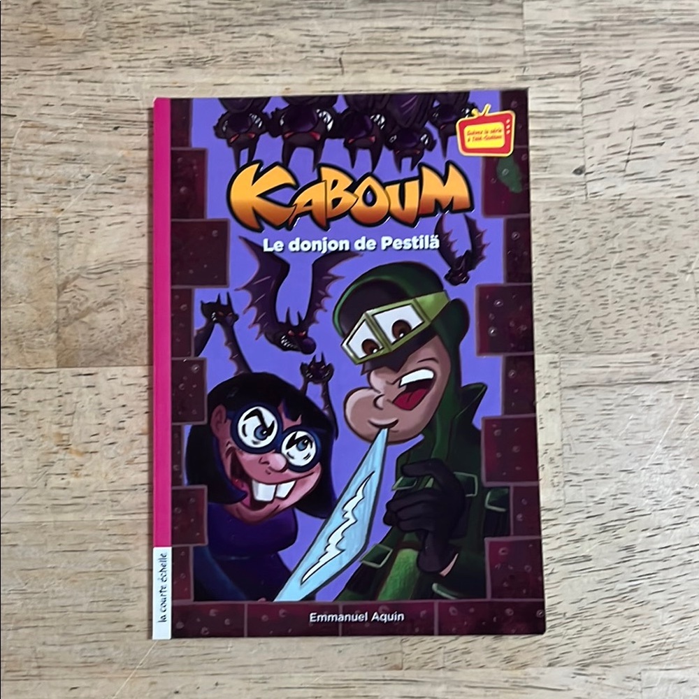 Kaboum Le Donjon de Pestila Children's French Chapter Book